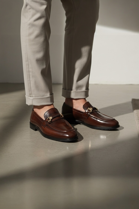 Signature Two-Tone Handmade Leather Shoes for Men