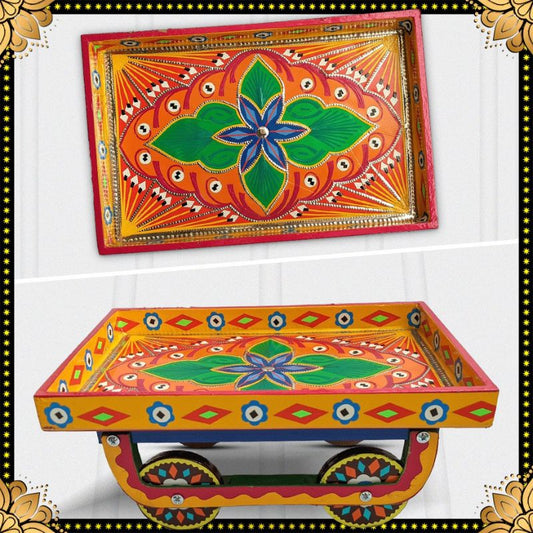 Lily Beautiful Wooden Truck-Art Thaila/Cart
