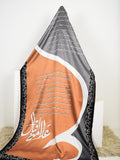 Qasr e Sultani Calligraphy Shamos Silk Printed Dupatta