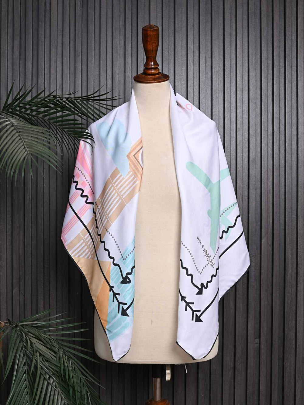 Zindagi Scarf | Luxurious Shamos Silk Elegance For Women