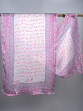 Sitara E Faraz Calligraphy Silk Crinkle Printed Stoles