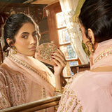 "Faith" Blush Clutch – Grace in Every Stitch By Dazzle