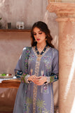 Grey Royal Embroidered Lawn Suit For Women