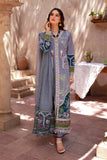 Grey Royal Embroidered Lawn Suit For Women
