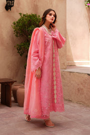 Pink Royal Embroidered Lawn Suit For Women