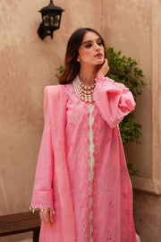 Pink Embroidered Lawn 3 Piece Suit For Women