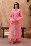 Pink Royal Embroidered Lawn Suit For Women