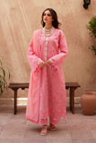 Pink Royal Embroidered Lawn Suit For Women