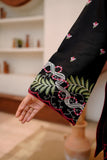 Black Embroidered Lawn 2 Piece Suit For Women