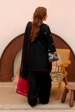 Black Embroidered Lawn 2 Piece Suit For Women