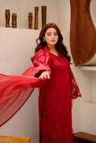 Maroon Embroidered Lawn 2 Piece Suit For Women
