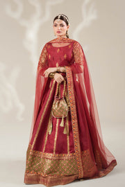 Radish Maroon Royal Block-Printed Lehnga Choli For Women