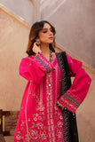 Pink Embroidered Lawn 3 Piece Suit For Women
