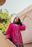 Pink Embroidered Lawn 3 Piece Suit For Women