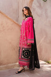 Pink Embroidered Lawn 3 Piece Suit For Women