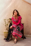 Pink Embroidered Lawn 3 Piece Suit For Women
