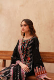 Luxury Black Embroidered Lawn 3 Piece Suit For Women