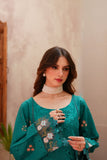 Sea Green Embroidered Lawn 3 Piece Suit For Women