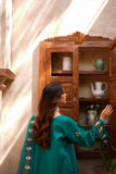 Sea Green Embroidered Lawn 3 Piece Suit For Women