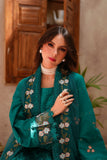 Sea Green Embroidered Lawn 3 Piece Suit For Women