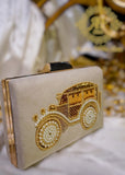 Luxury Hand-Embellished Jeep Clutch For Women