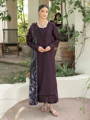 Mahjabeen – Luxury 3-Piece Embroidered Lawn Suit For Women