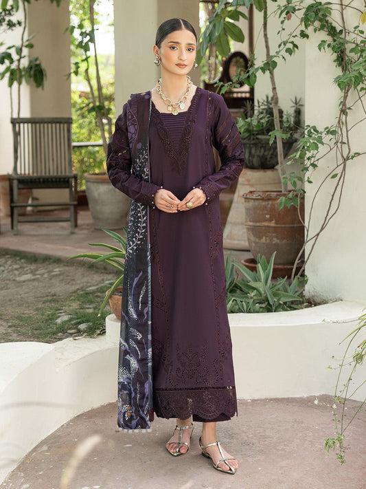 Mahjabeen – Luxury 3-Piece Embroidered Lawn Suit For Women