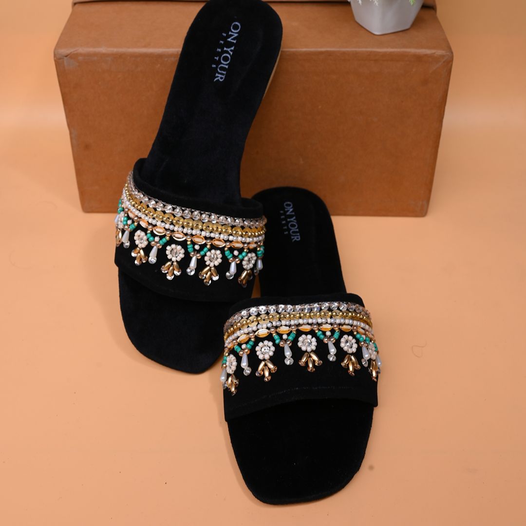 Midnight Classic – Exclusive Handcrafted Pair For Women