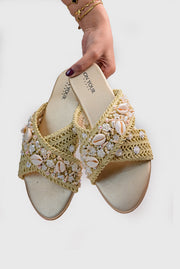 Noor-e-Kohsaar – Caramel Peshawari Cut Jutti For Women