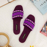 Bohemian Dream – Bold Beaded Slides For Women