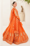 Nayaab Orange Organza Lehenga Choli with Net Dupatta For Women