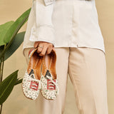 Paradise Doodles Playful Lace-Up Khussa For Women