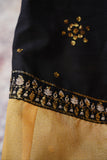 Sitara Black Chiffon Lehenga Choli with Sitari Net Dupatta For Women
