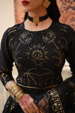 Sitara Black Chiffon Lehenga Choli with Sitari Net Dupatta For Women