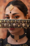 Sitara Black Chiffon Lehenga Choli with Sitari Net Dupatta For Women