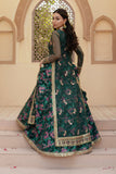Gul Forest Green Luxury Silk Maxi with Gown & Dupatta For Women