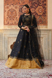 Sitara Black Chiffon Lehenga Choli with Sitari Net Dupatta For Women