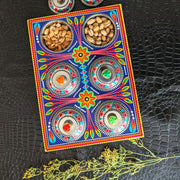 Purple Wooden Multi Purposes Truck-Art Tray