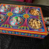 Purple Wooden Multi Purposes Truck-Art Tray