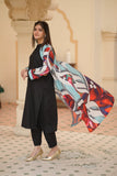 Gulzaar Shrug: Swiss Lawn Elegance For Women