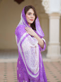 Rang Lilac 3-Piece Stitched Ensemble with Swiss Lawn Fabric For Women