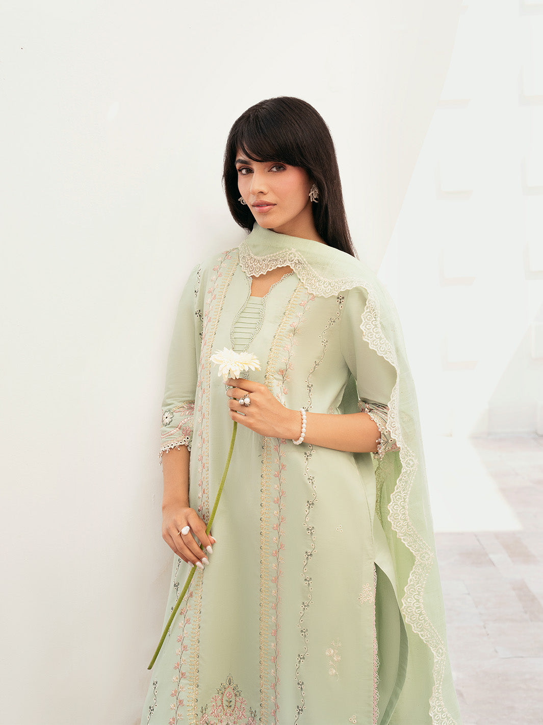Raniya Embroidered Lawn 3-Piece Suit For Women