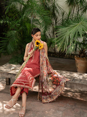 Rimsha – 3-Piece Embroidered Lawn Suit For Women