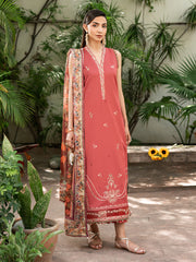 Rimsha – 3-Piece Embroidered Lawn Suit For Women