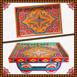 Rose Wooden Truck-Art Thaila/Cart
