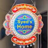 Customized Round Quirky Truck Art Name Plates