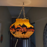 Sharjah Truck-Art Handmade Camel Skin Room Lamp