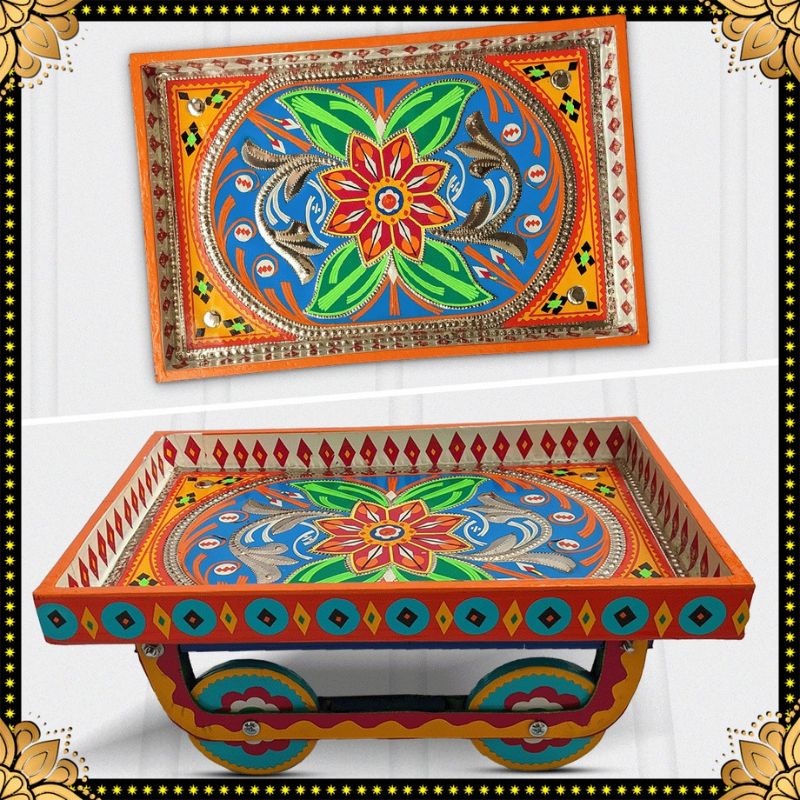 Star Gazer Wooden Truck-Art Thaila/Cart