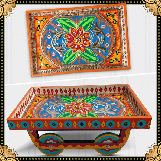 Star Gazer Wooden Truck-Art Thaila/Cart