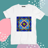 White  Color Customized Name And Printed T-Shirt For Kids / Men / Women